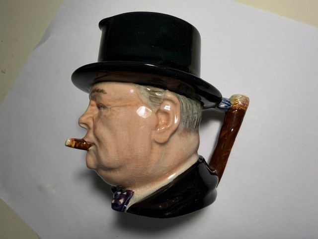 Vintage Winston Churchill Toby Mug “The Man of the Year”