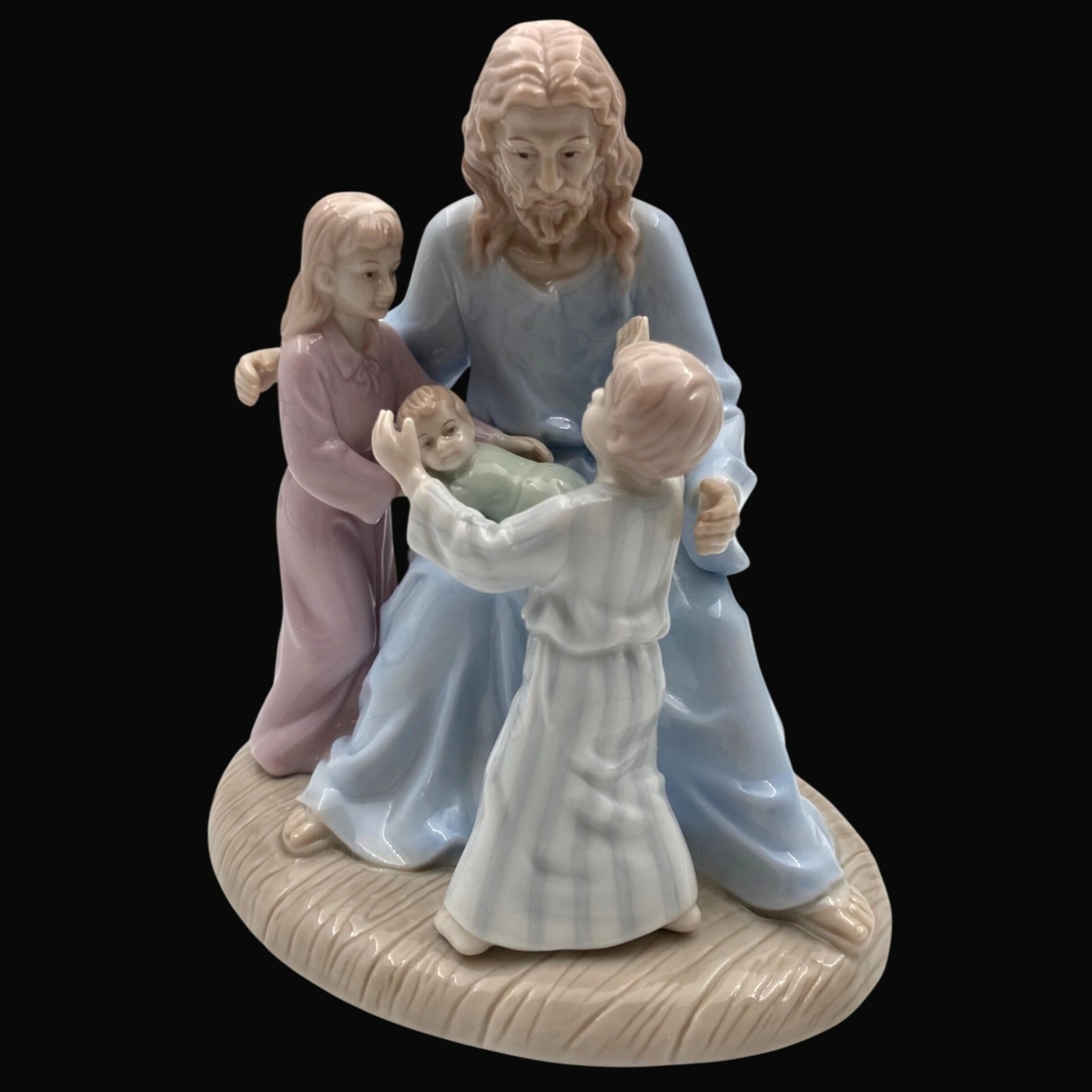 Valencia Collection JESUS & LITTLE CHILDREN Roman 5.5″ Porcelain Figurine 1998