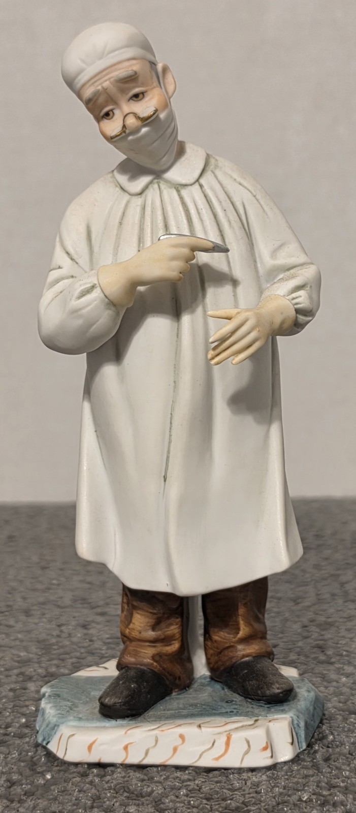 Vintage “Surgeon w/ Scalpel” Porcelain Figurine 9625 Andrea by Sadek 1980-1990’s