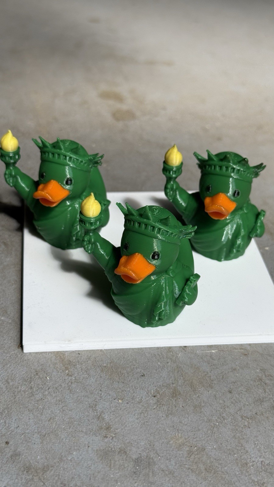 Liberty Duck™ – 3D Printed Statue of Liberty Duck | 4th of July Decor Gift USA