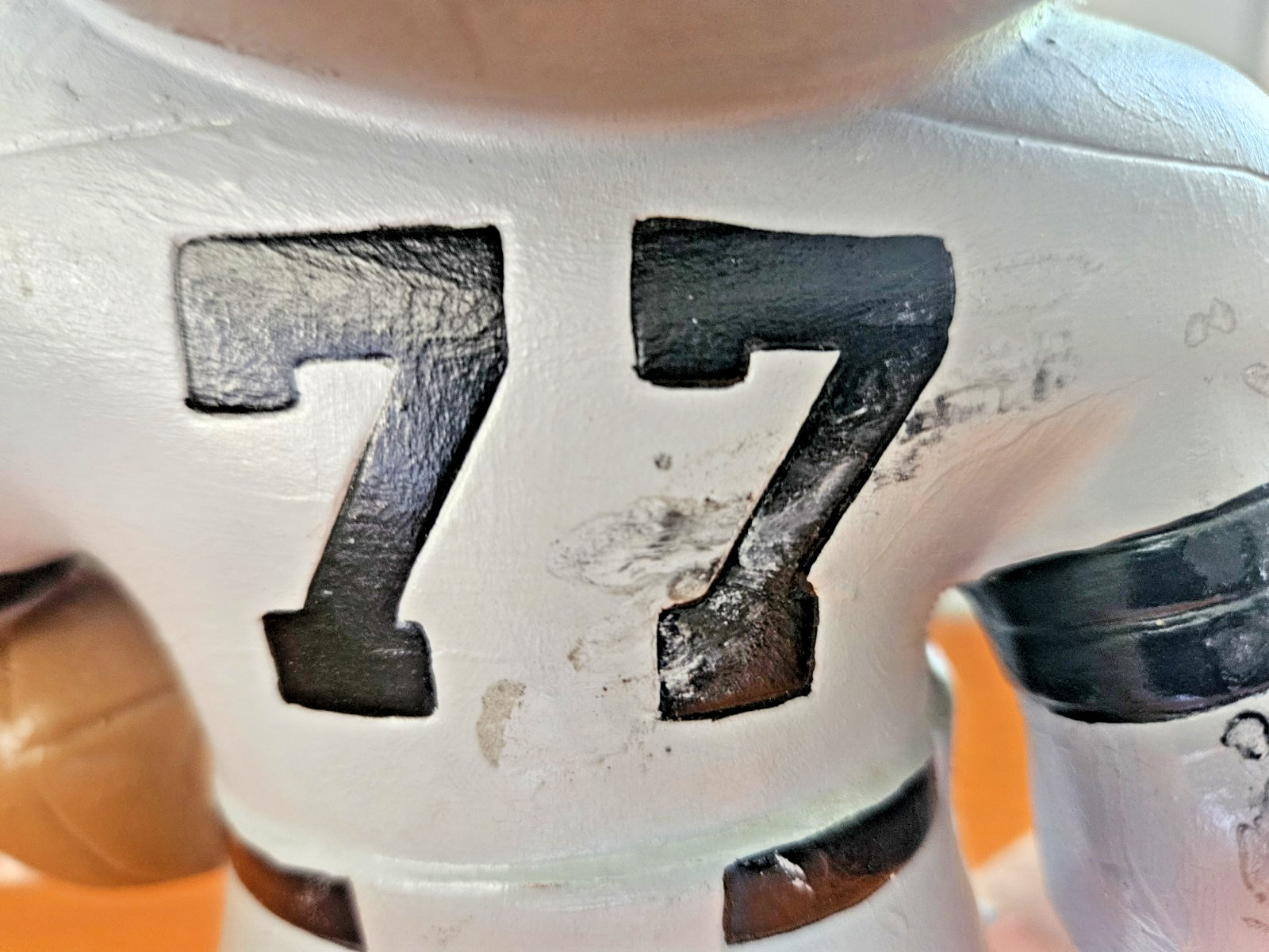 VTG 1970s Atlantic Mold Ceramic Football Player Las Vegas Oakland Raiders NFL