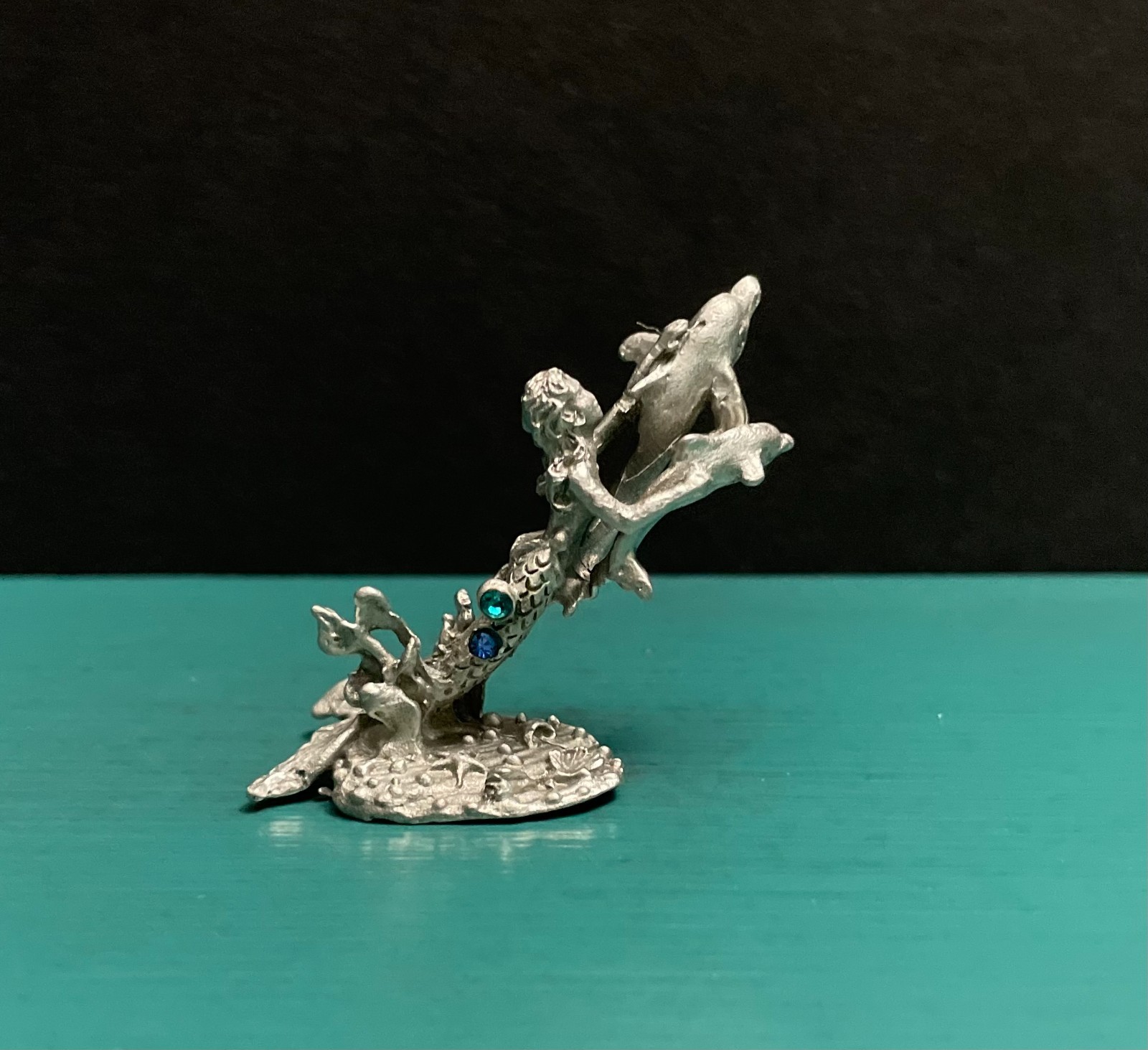 CCI Pewter Little Mermaid Ocean Sea Life Creature Maiden Decor Siren Figurine
