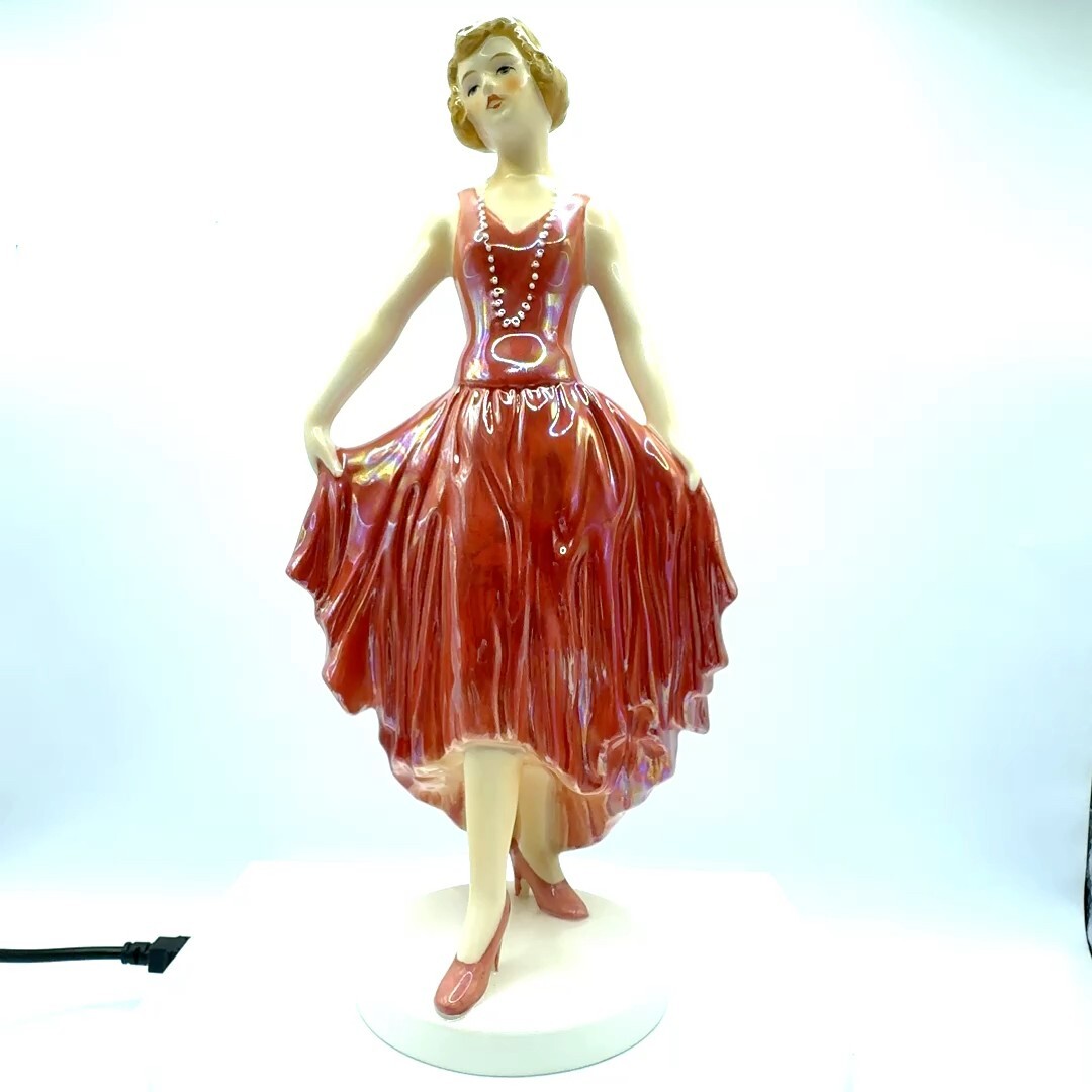 Goebel Lady in Red Dress 2 of 4 – General Federation of Women’s Club Figurine