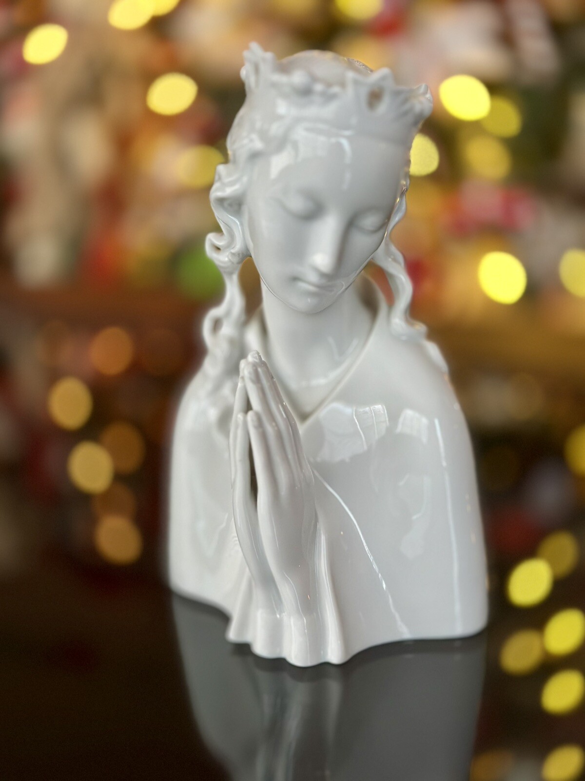 Breathtaking Signed Ida Schwetz Lehmann “Madonna” Figurine Augarten Porcelain