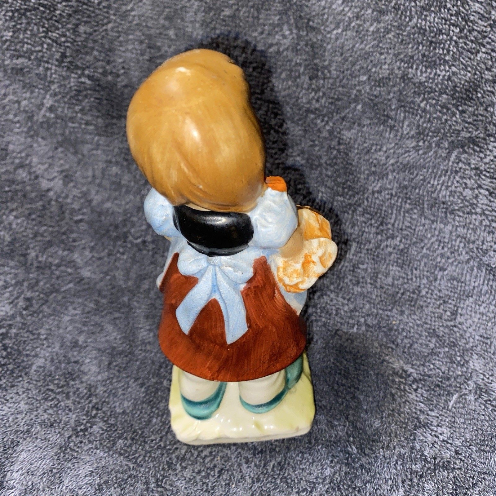 Napcoware Japan Porcelain Figurine 1950s Napco Ware Girl With Basket