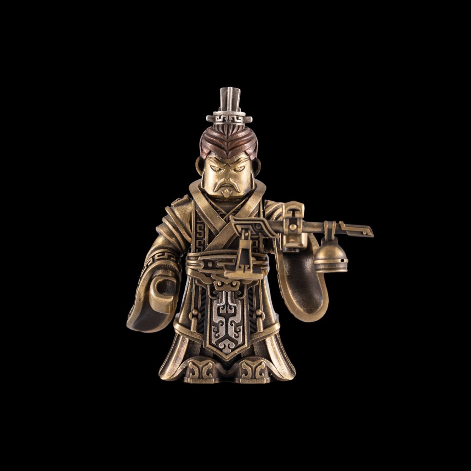 Chancellor of Qin Figurine. Li Si Magnetic Statue with Scale. Unique Gift.