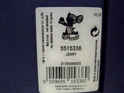 SWAROVSKI TOM & JERRY 5515335 & 5515336 ICONIC CARTOON CHARACTERS