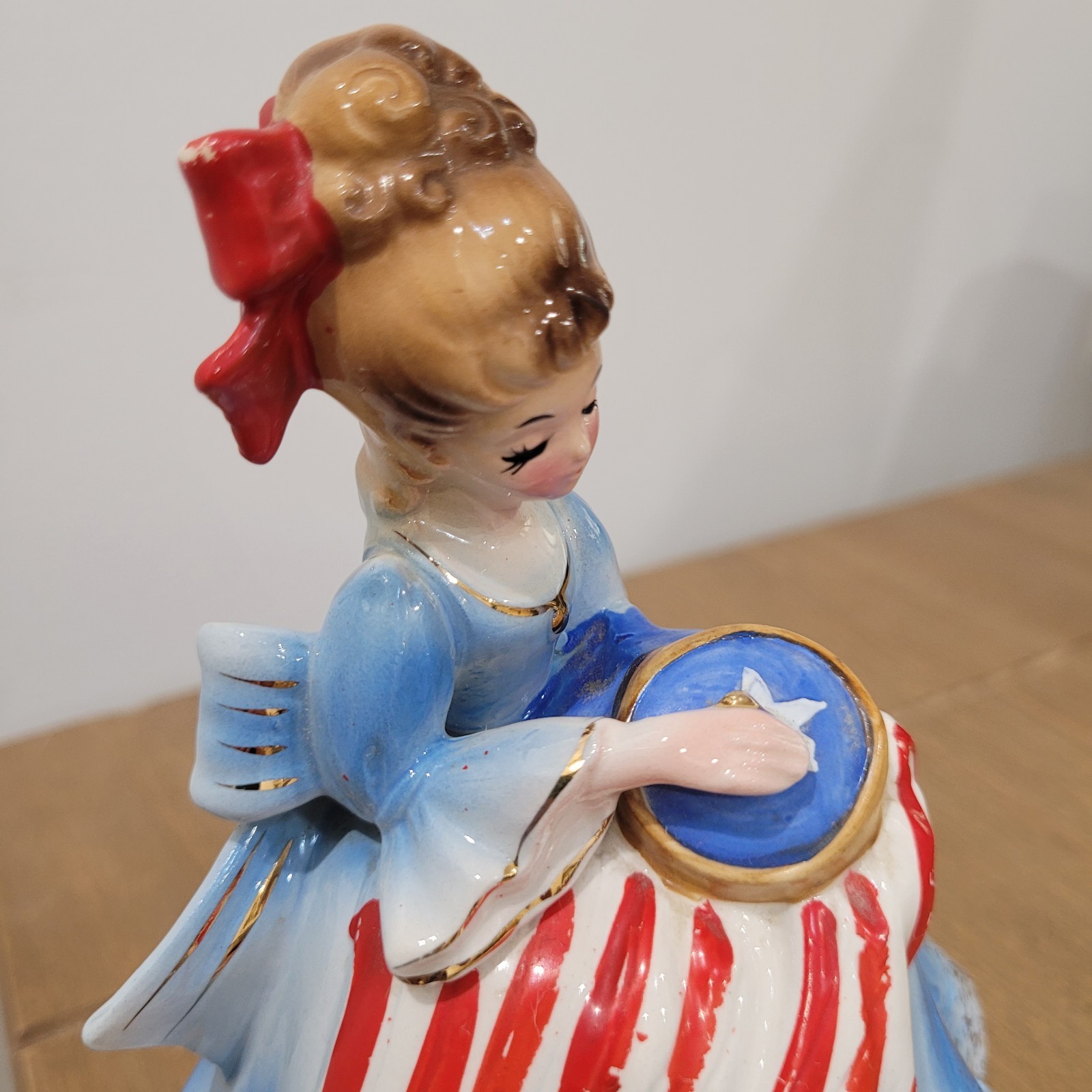Josef Originals Beautiful Betsy Ross Figurine Music Box