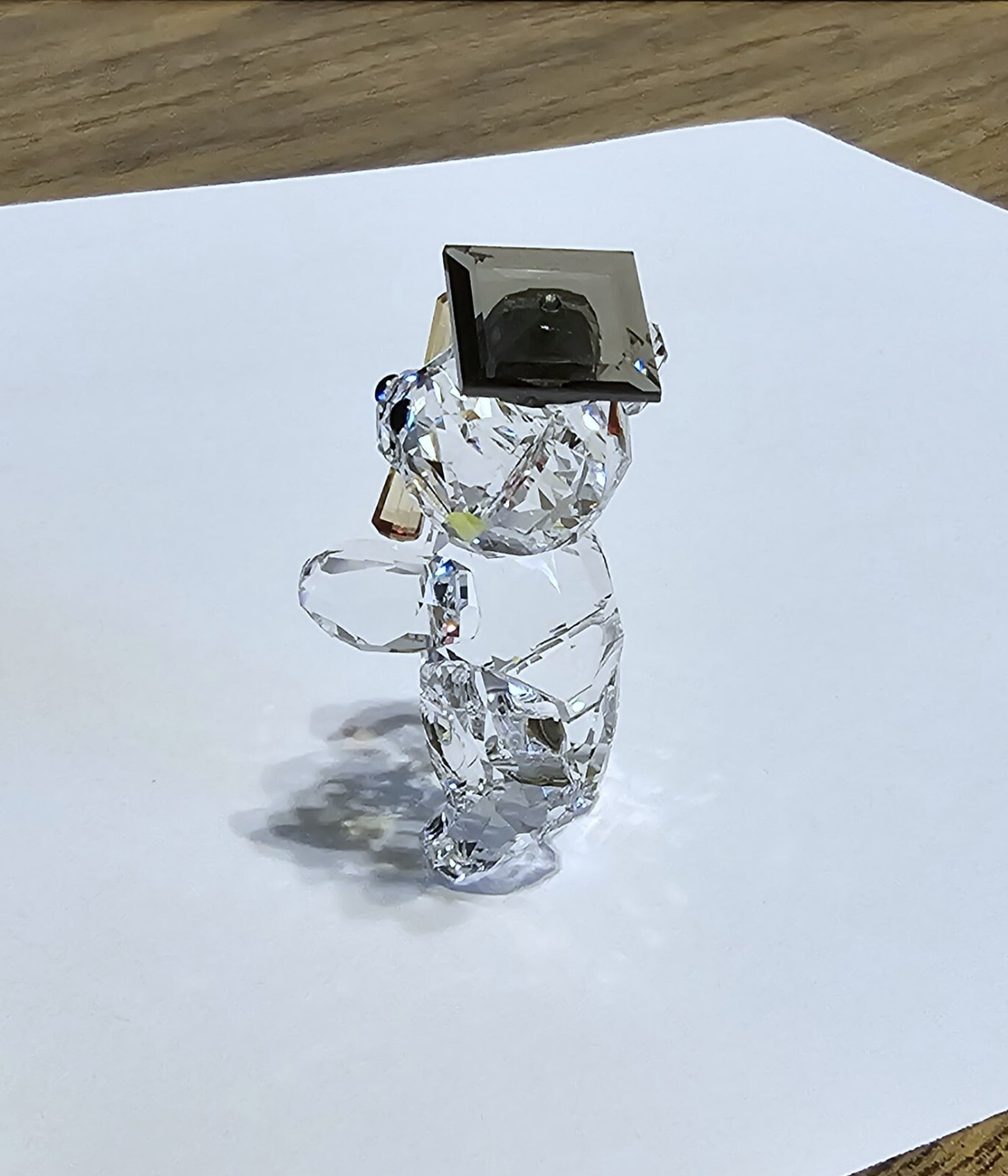 🎓 Swarovski Crystal 2018 Limited Ed., Graduation Kris Bear Figurine, Cap, NIB