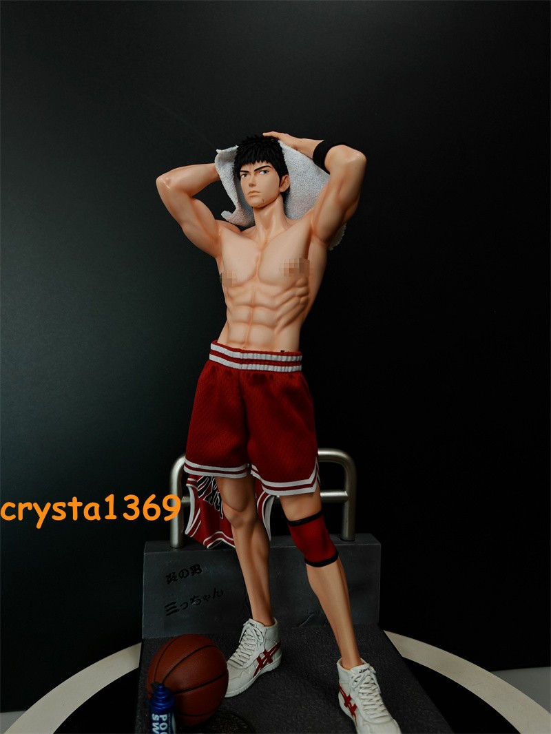 H33CM Replica 1/6 SLAM DUNK Mitsui Hisashi Statue GK Painted Figure Model Gift