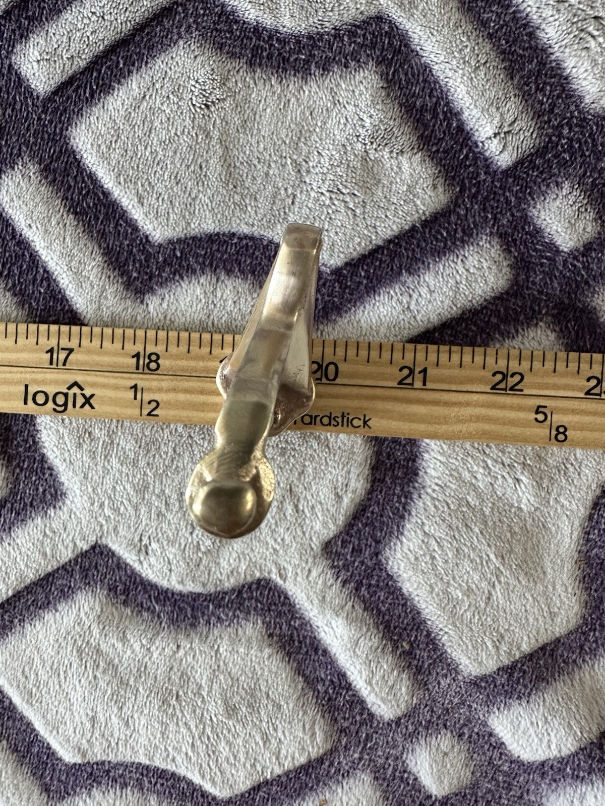 Vintage Rare Solid Brass Harp 4″ Figurine