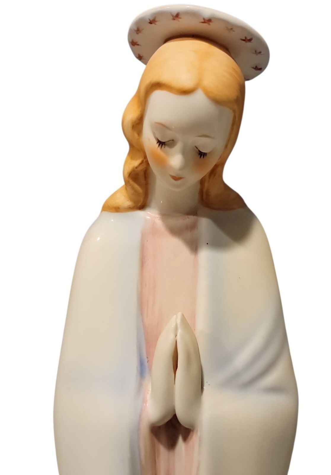 Goebel Hummel Madonna Halo Figurine 45/I Pastel Color TMK8 2000 Vtg Rare 11.5″