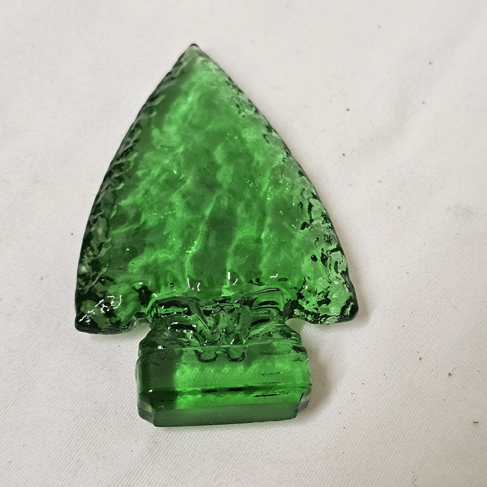 Solid Glass Arrowhead 2 3/4″ Original Boyd Mold. T- 167 H