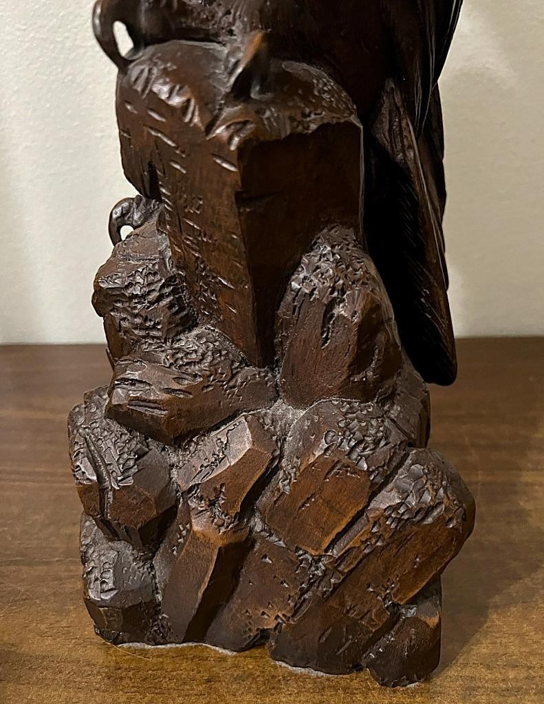 VINTAGE 1980 RED MILL MFG #901 HANDCRAFTED AMERICAN BALD EAGLE 20″X6″X6″