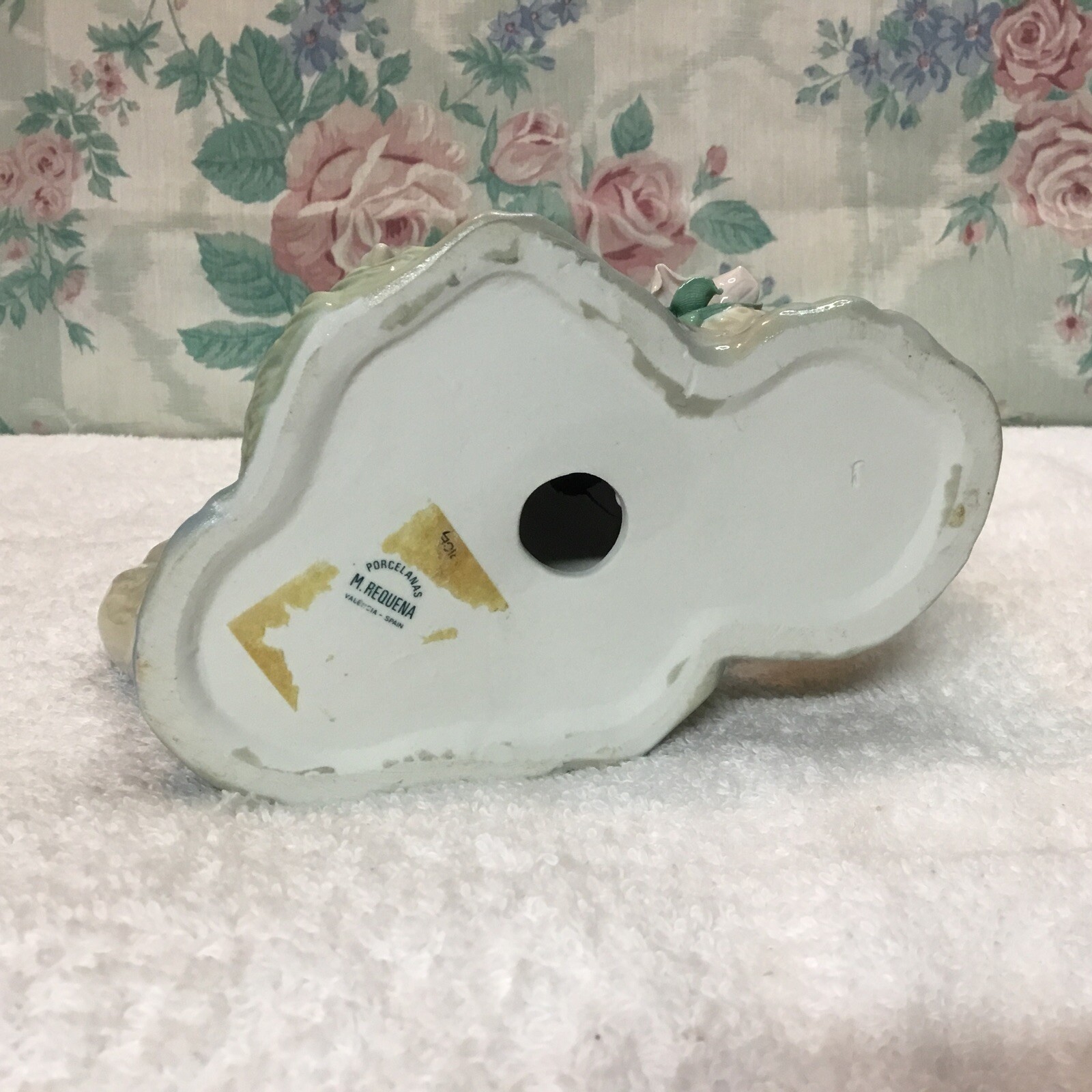 Miguel Requena Spain TWO DOVES Large Porcelain – RARE Vtg. Excellent Condition!