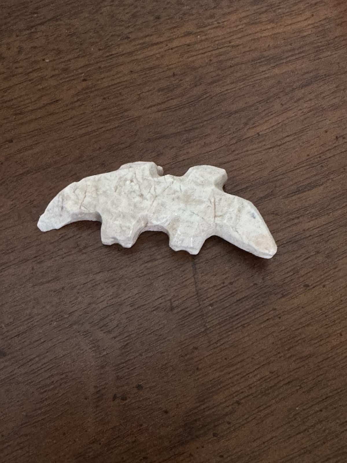 Small White Stone Aligator Figurine, 2 in, Animal Theme, Unisex Decor