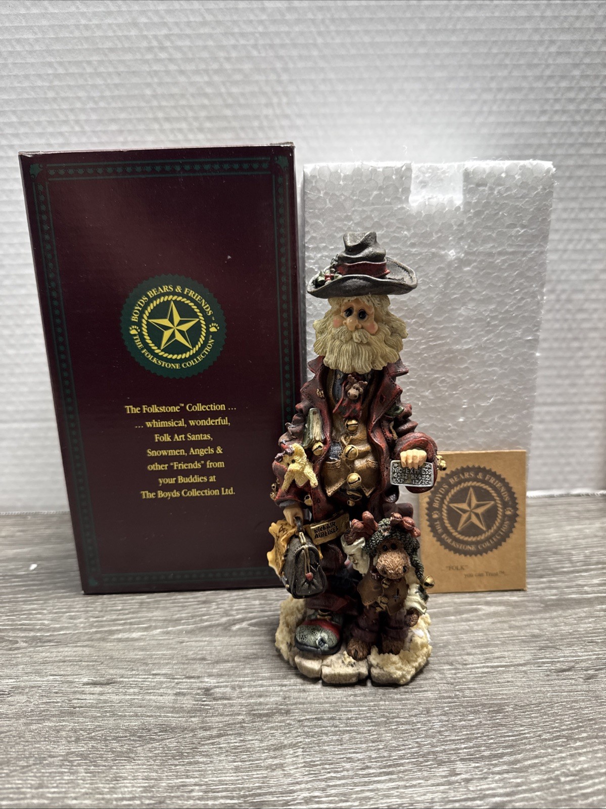 Boyds Bears & Friends Execunick The First Global Business Man Santa #28002