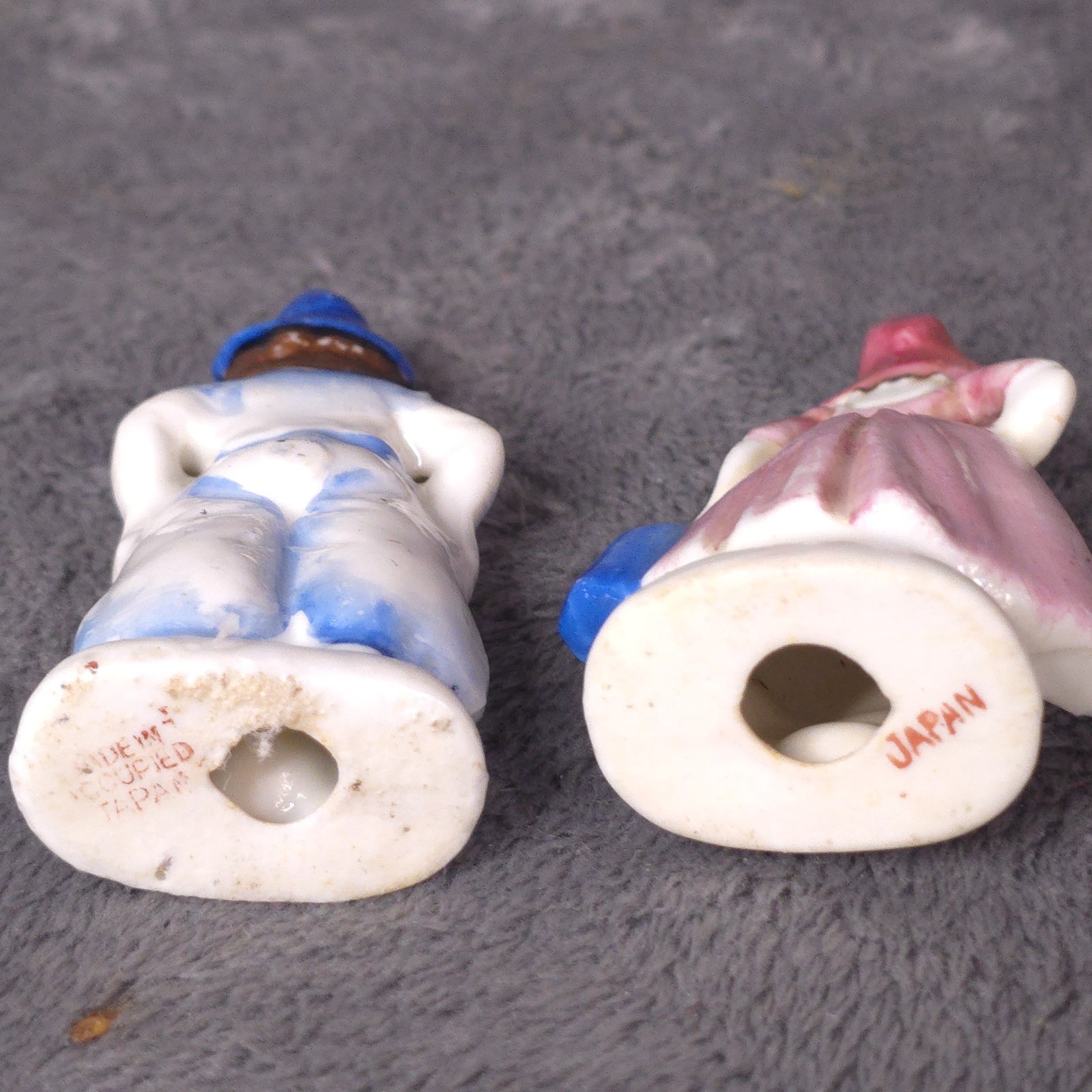Vintage Made in Occupied Japan Dutch Boy Girl Porcelain Figurines Pair