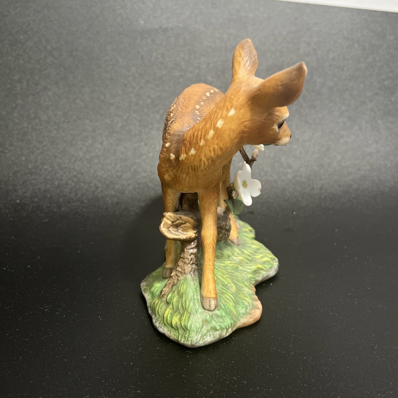 Lenox Figurine Woodland Animals White Tailed Deer Figurine Afternoon Splendor