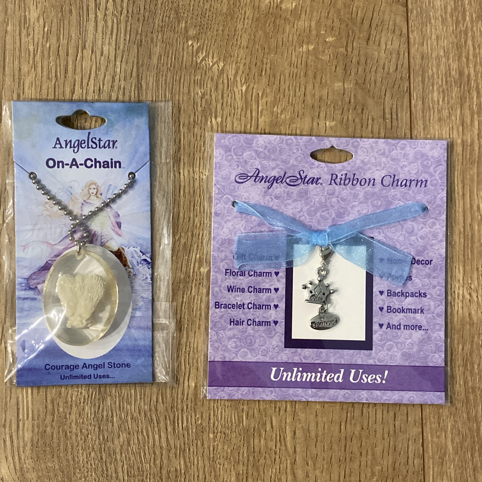 AngelStar Angel Stone Courage Necklace Stone And Charm