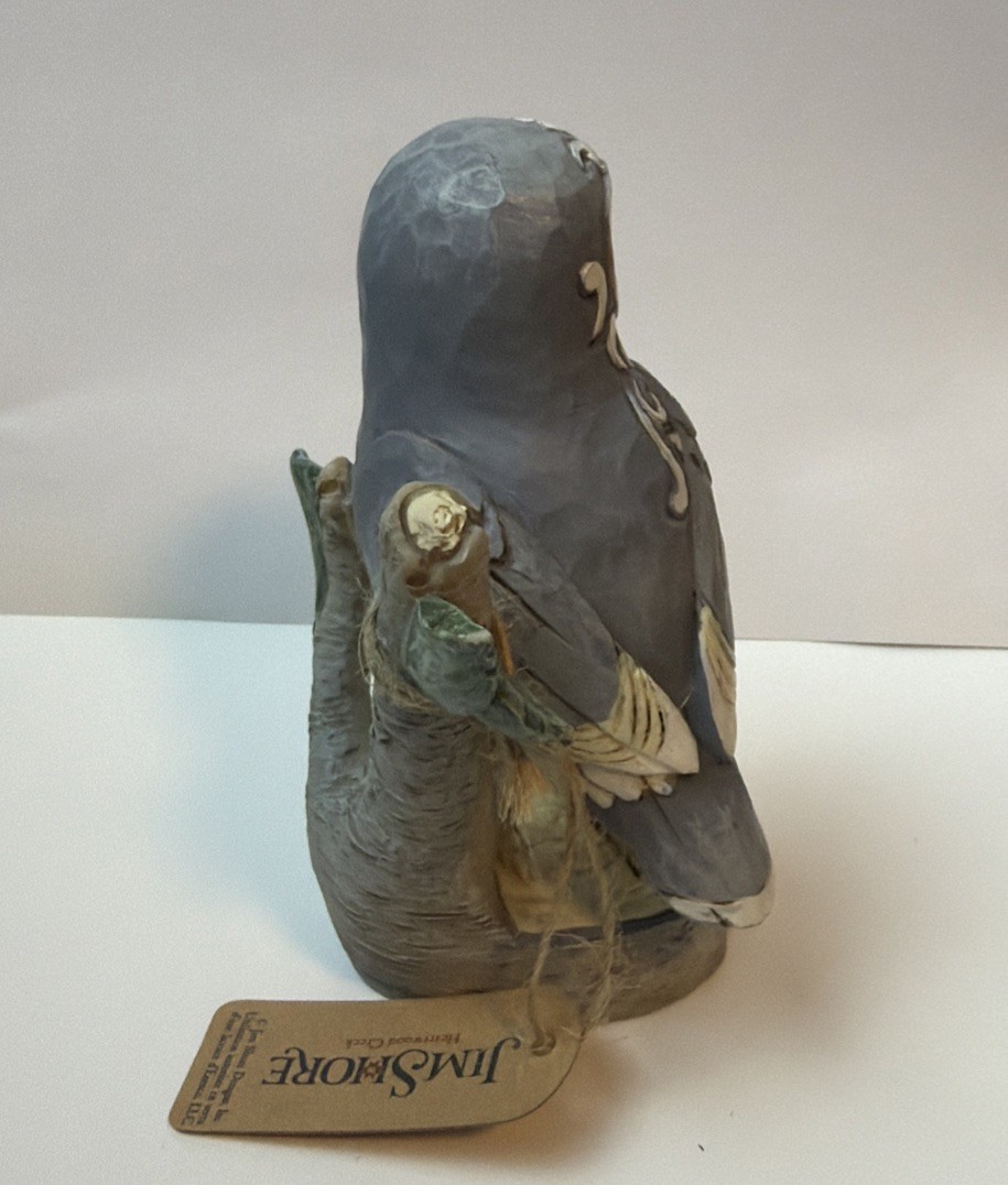 Jim Shore Heartwood Creek Woodland Owl on Branch 2016 Wisdom Begins With Wonder