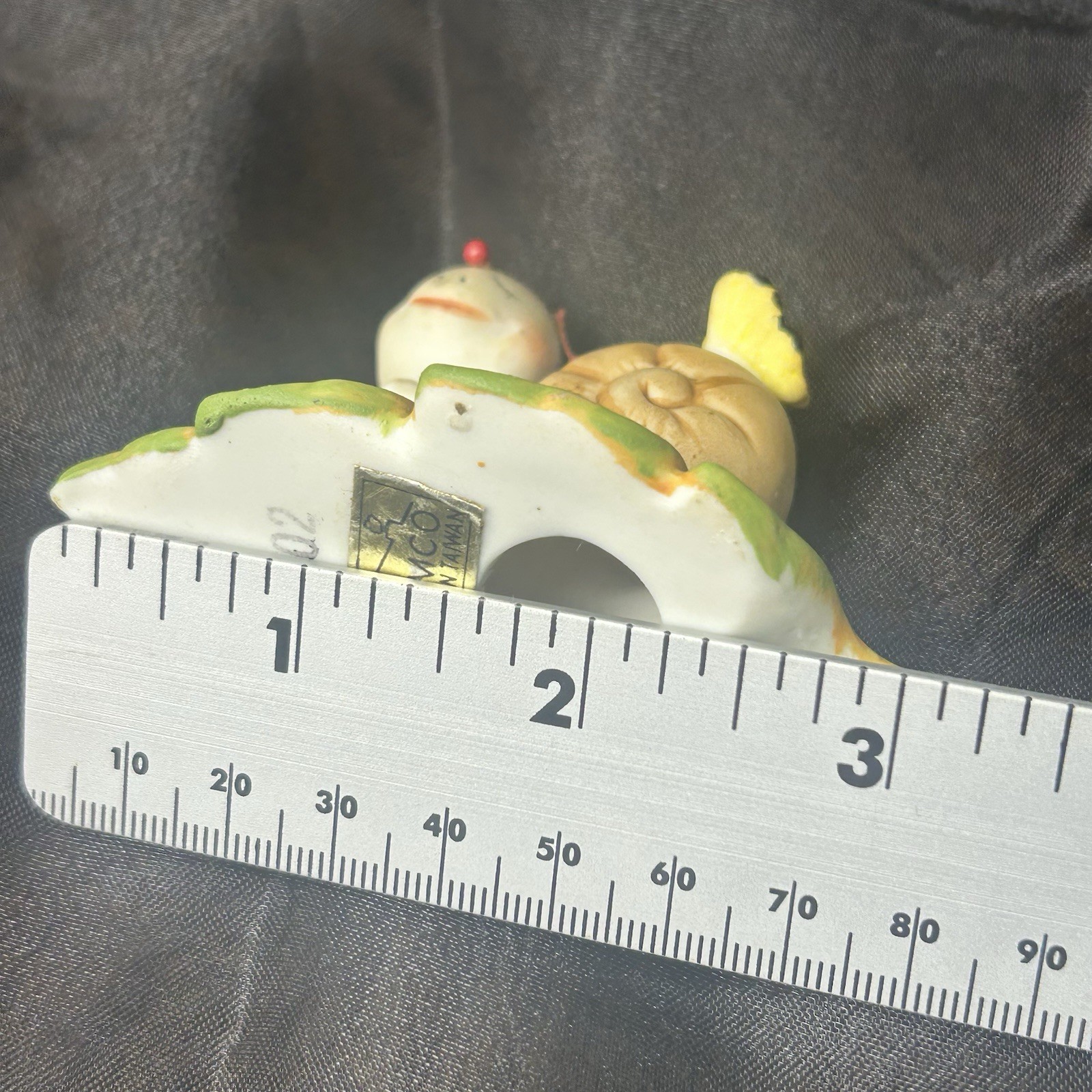 Vintage Homco Bisque Porcelain Garden Critters Snail Set Of 3 (#8902) SEE Pics