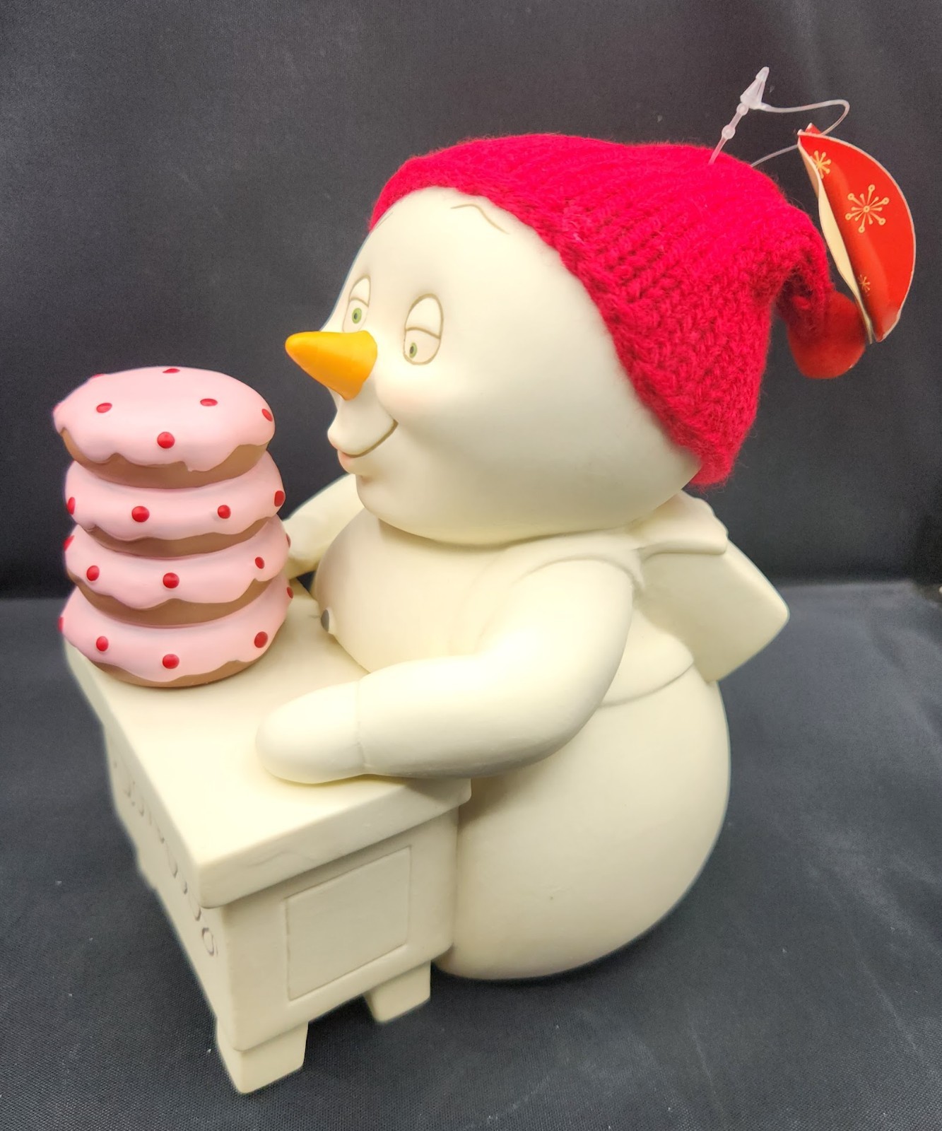 Snowpinions Dept 56 Valentines Donuts Please Kristi Jensen Pierro Enesco 6.75″