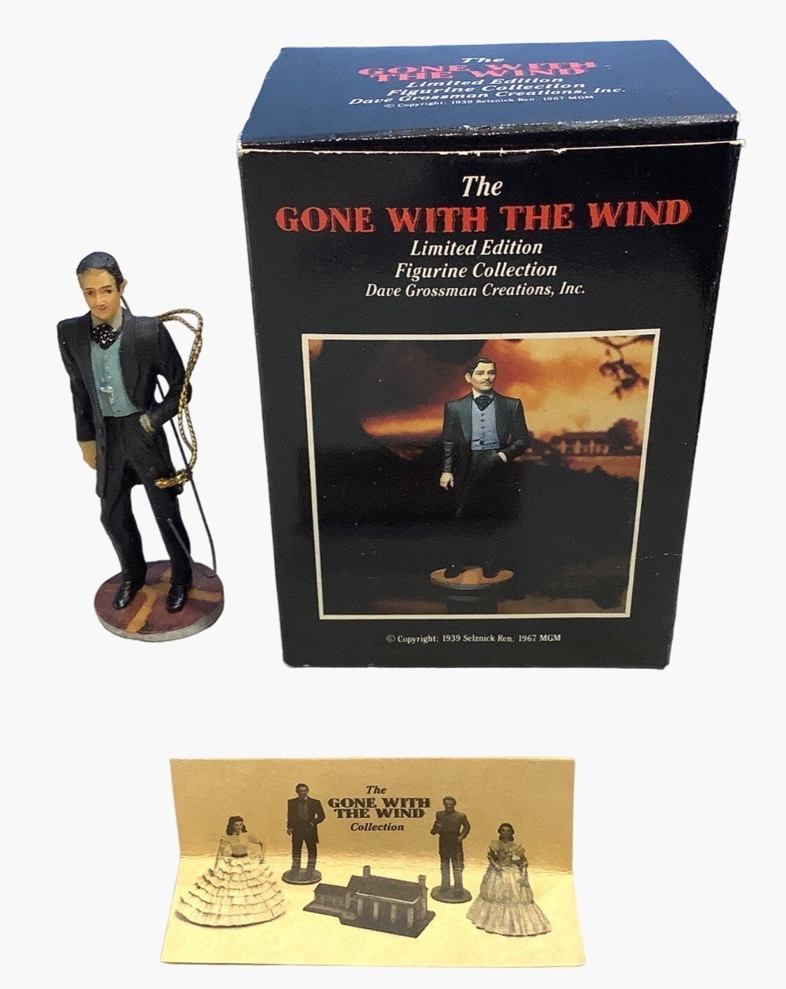 Dave Grossman Gone With The Wind Rhett Butler Limited Edition Figurine Ornament