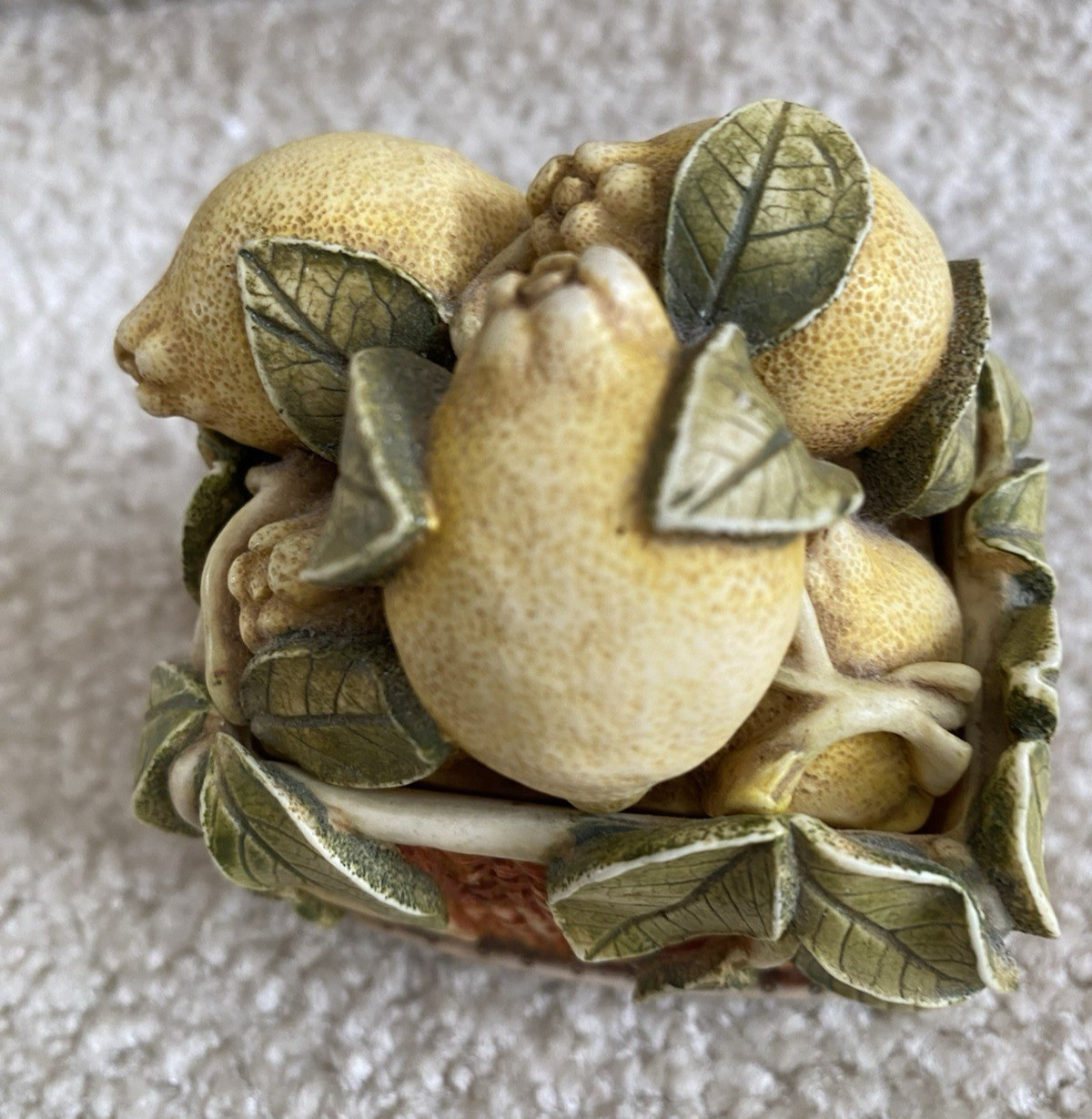 Harmony Kingdom “Lemon” Fruit 1999 Trinket Box FREE SHIPPING