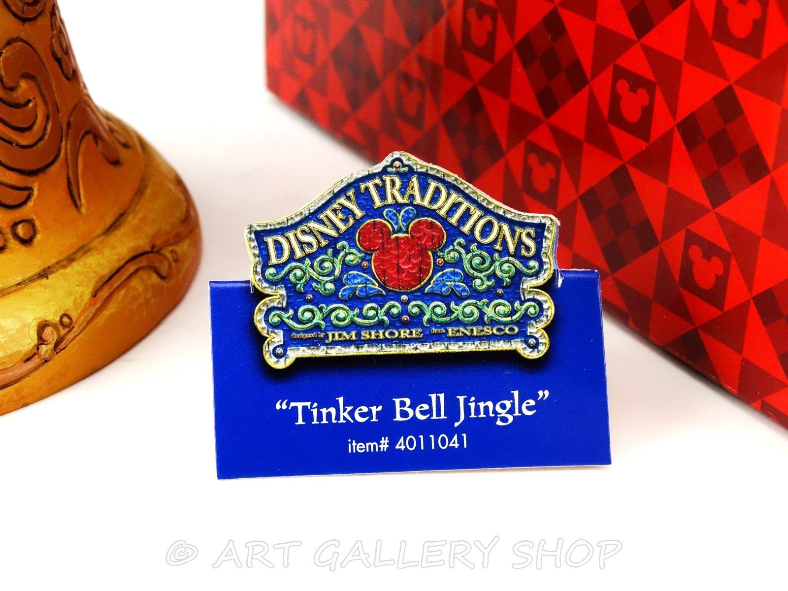 Disney Traditions Jim Shore Tinker Bell Jingle Figurine 9.75″ ENESCO 4011041 Box