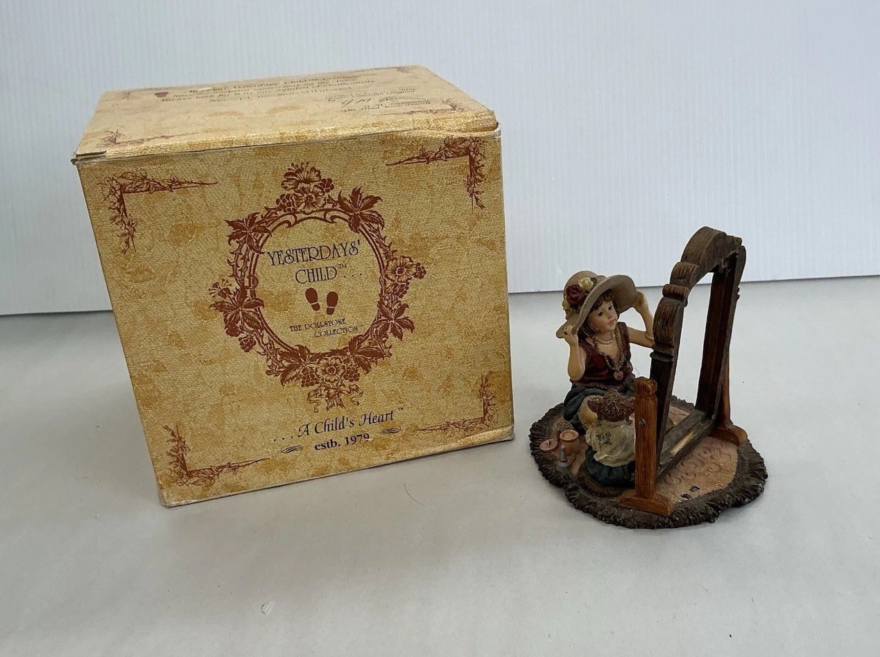 Boyds Dollstone Collection “Miranda W/ Mary K” Cold Cast Resin Figure W/ BOX