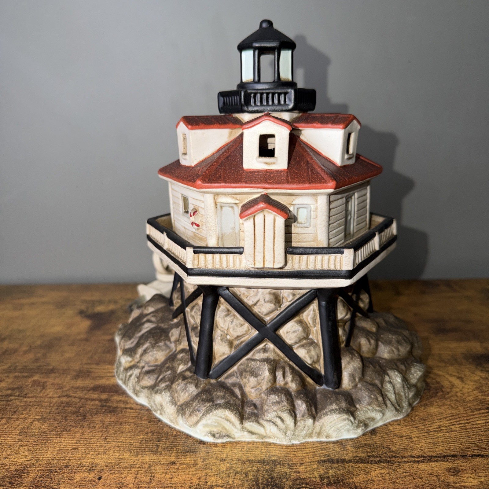 Geo Z. Lefton lighthouse lamp 1995 Decor Home House Light Room Living Room