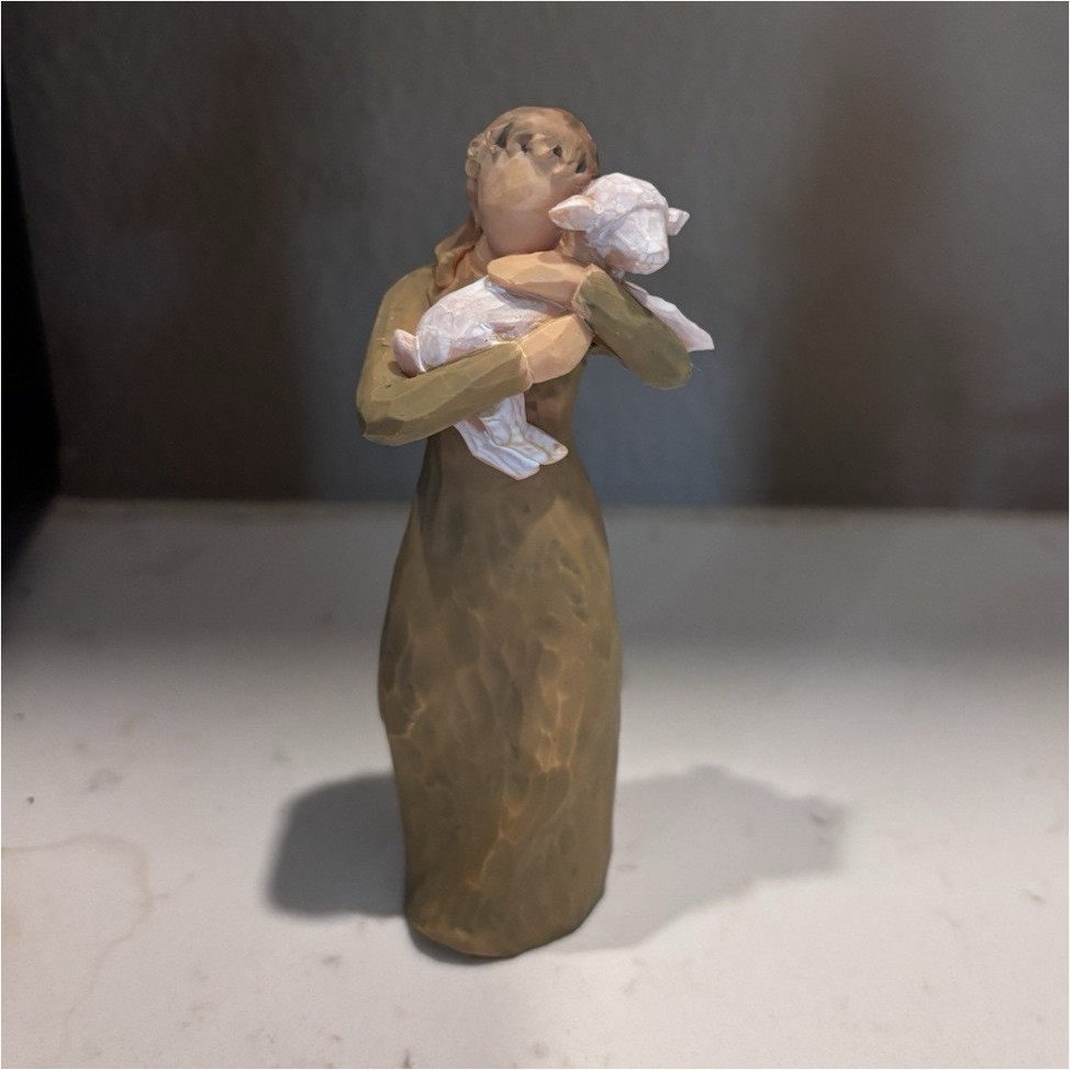 Willow Tree Mother & lamb Resin Figurine Hand Painted Matte Susan Lordi