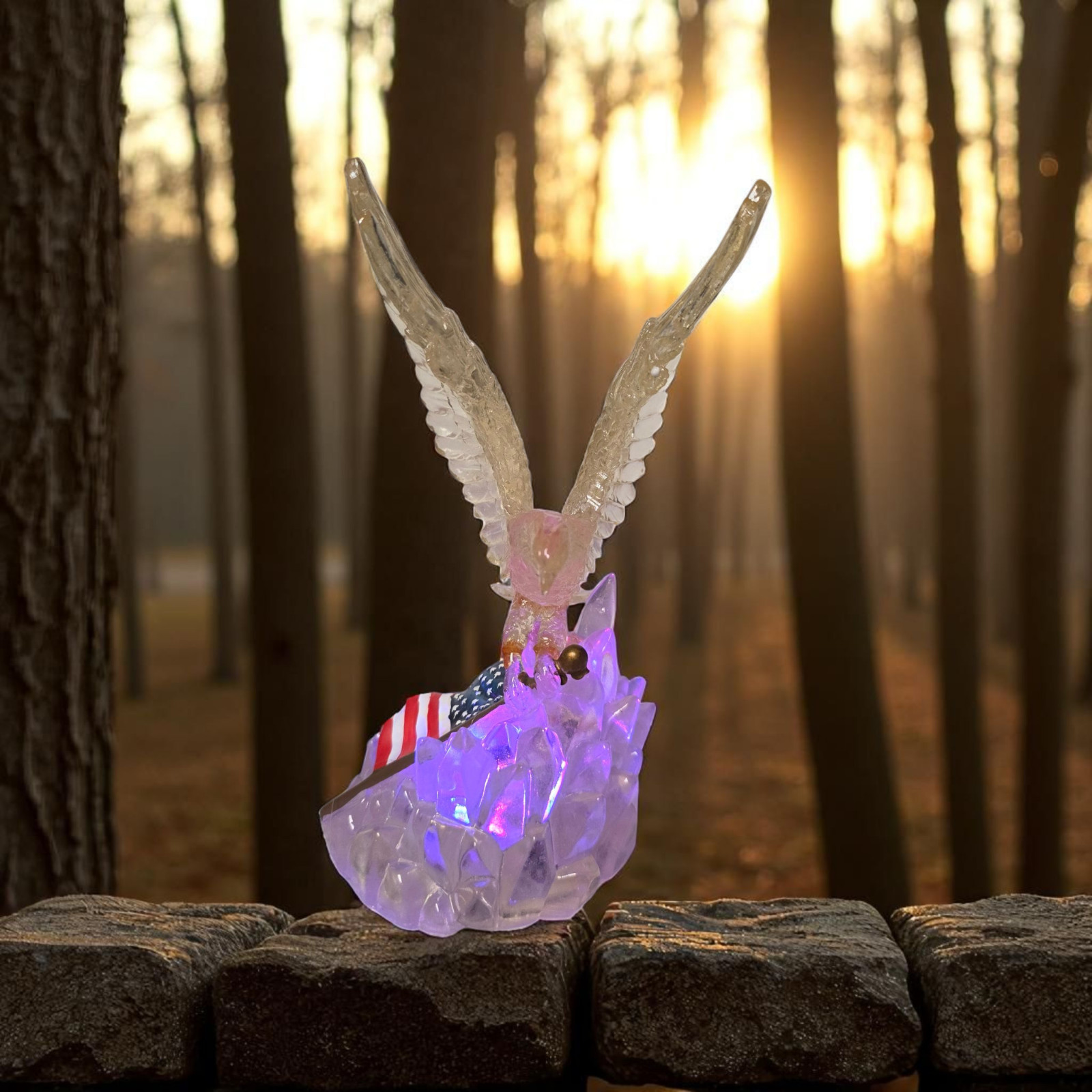Strength of America Eagle – Illuminated, multi color. (S1-186)