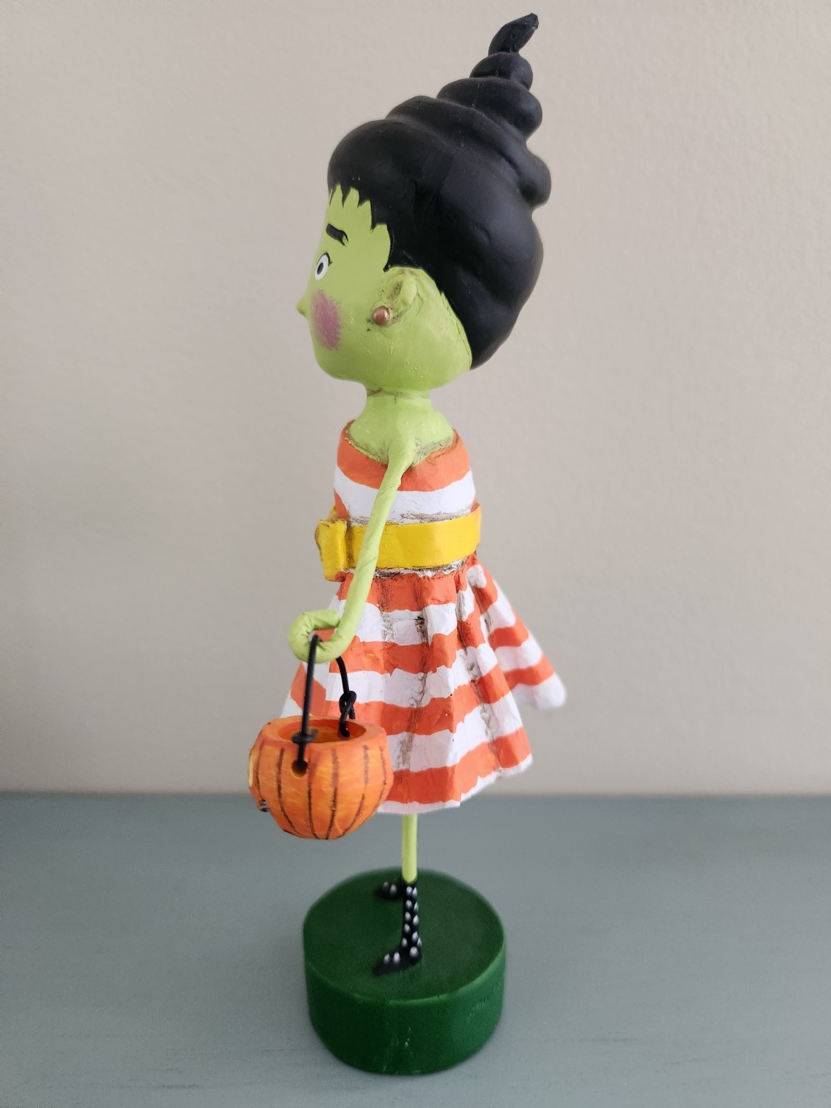 Lori Mitchell Susie Stein Halloween Girl Folk Art Figurine SALE $