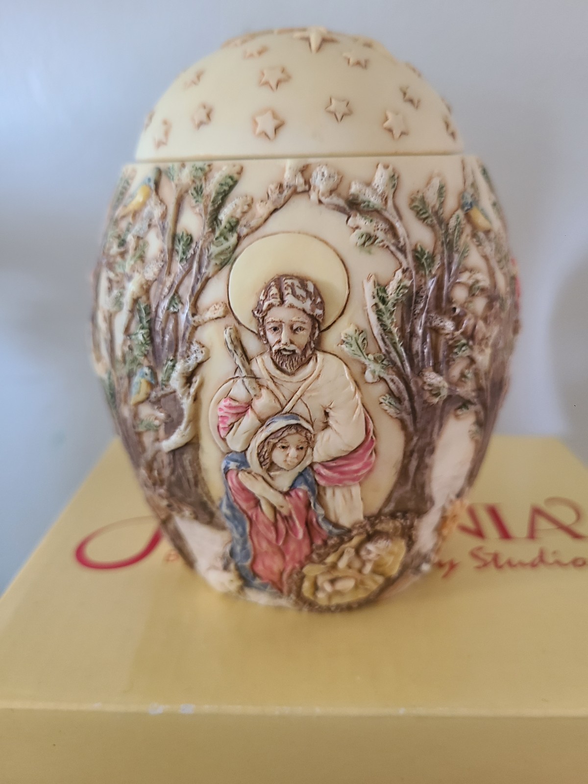 JARDINIA BY MARTIN PERRY STUDIOS – Nature’s Nativity – Jar Trinkets NEW Jalrna
