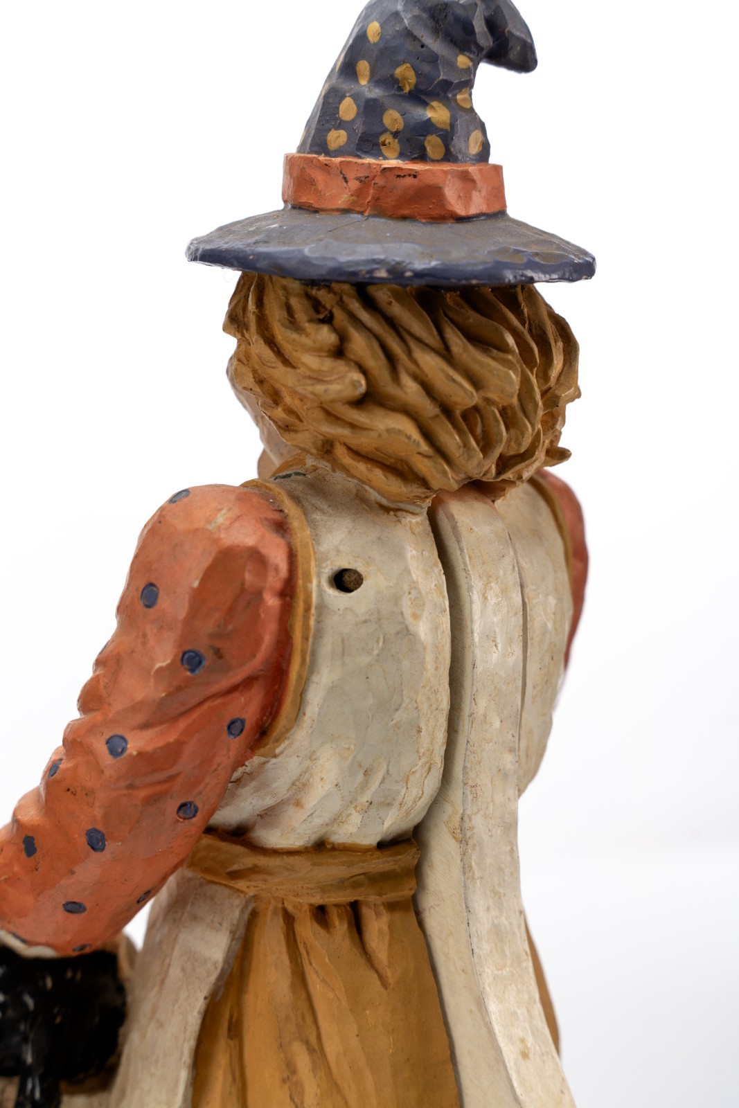Halloween Witch Cats Nutcracker 9.5″ 1lb Resin Carved Jim Shore Style UNBRANDED