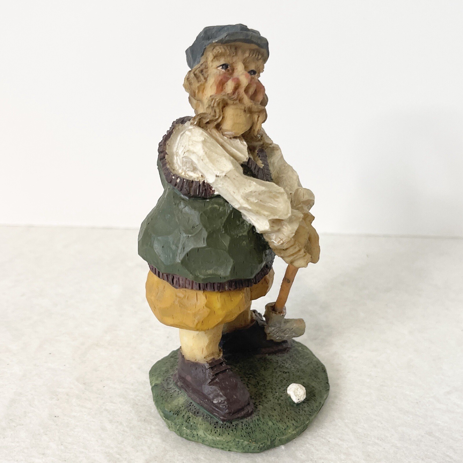 Vintage Scottish Golfer Figurine Souvenir Sports Decor Man Cave Office