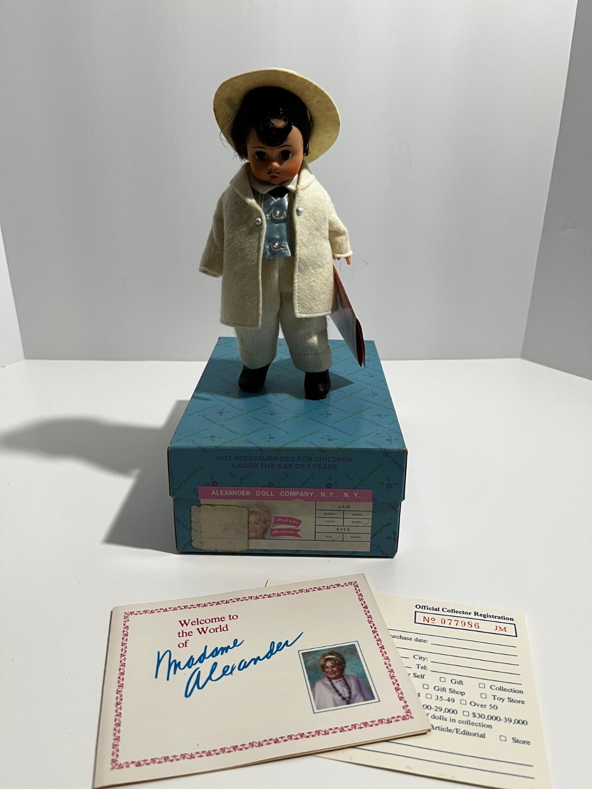 Vintage Madame Alexander Doll Scarlett Series RHETT 8″ In Original Box