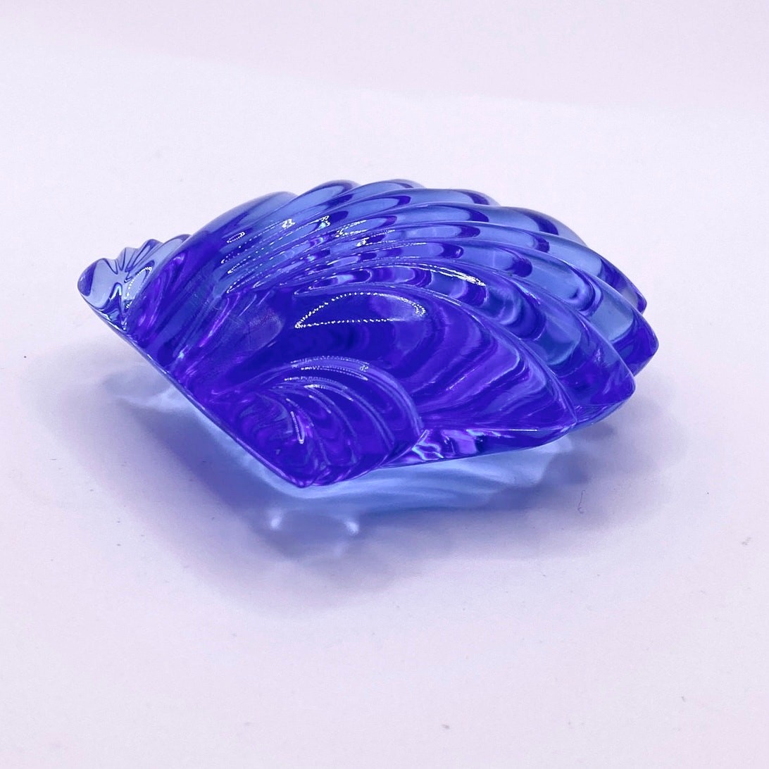 Waterford Vintage Ornament Blue Shell Crystal