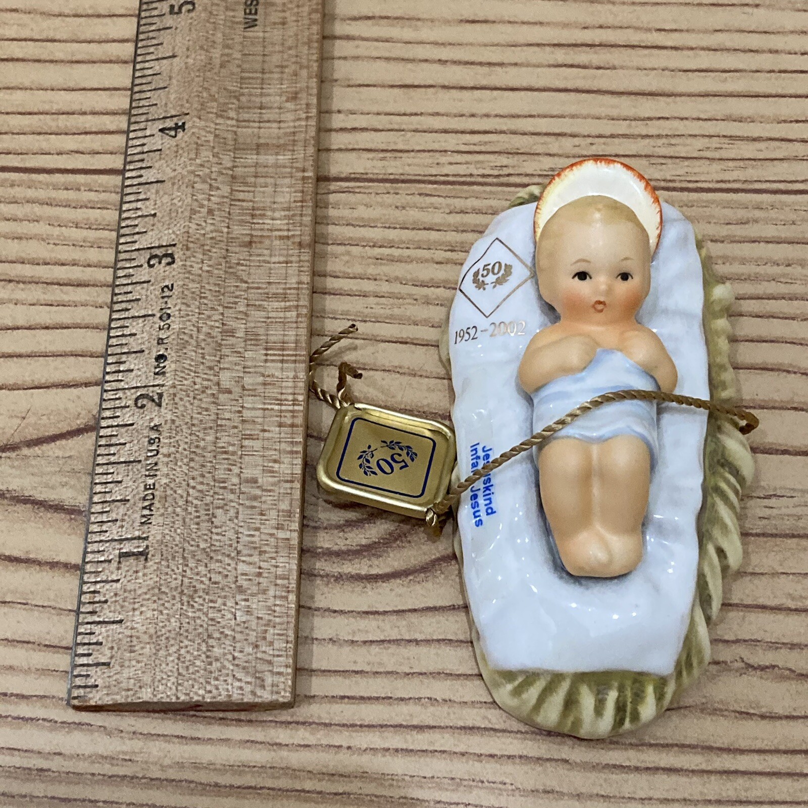 Hummel Goebel Figurine Infant Jesus #1815 50th Anniversary Backstamp – Rare