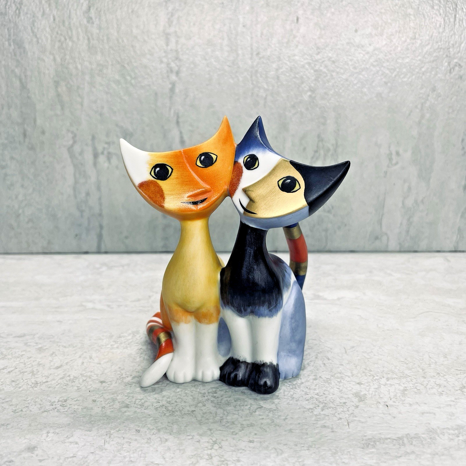 Goebel Cats Rosina Wachtmeister Sabino & Sabina Figurine Porcelain 4″