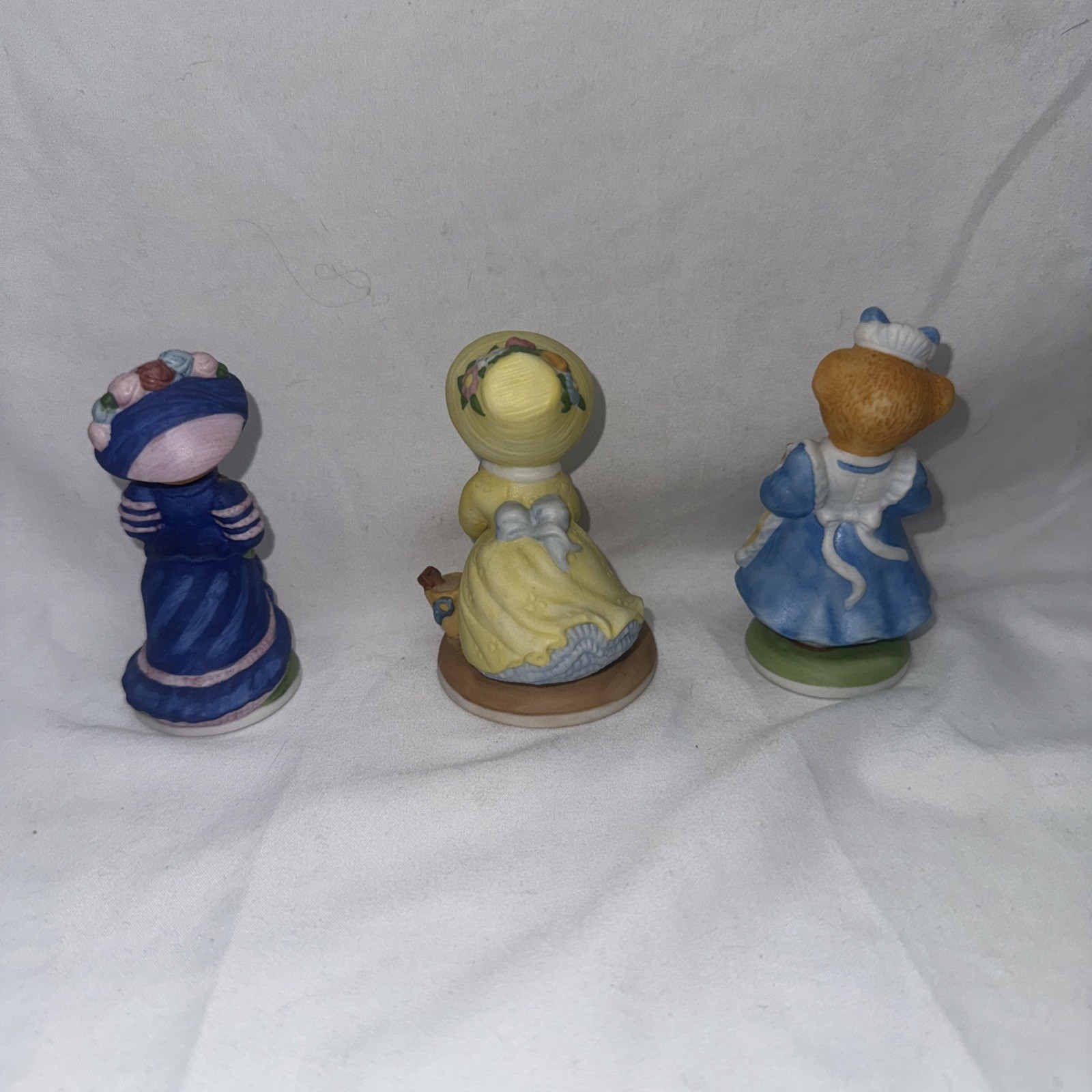 Franklin Mint Hotel Teddington Lot Of 9 Bear Figurines Porcelain ( B )