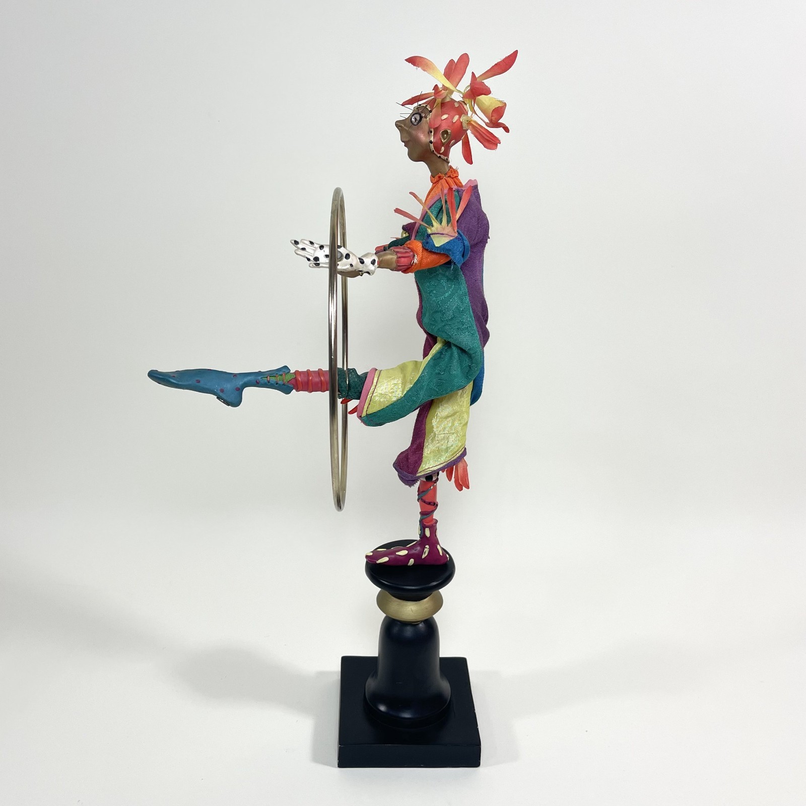Cirque du Soliel Kate Church Balancing Ring Performer Figure Folk Art