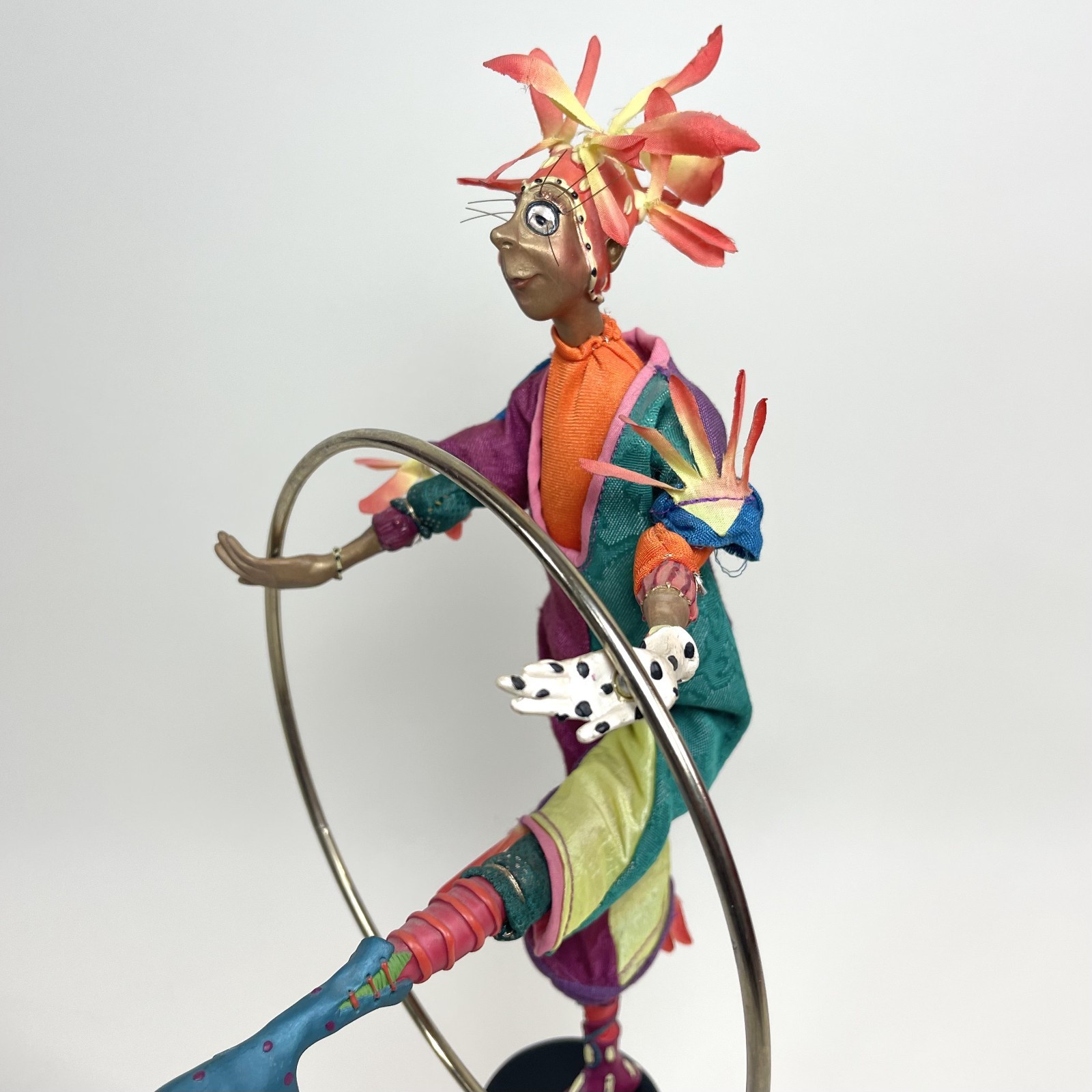 Cirque du Soliel Kate Church Balancing Ring Performer Figure Folk Art