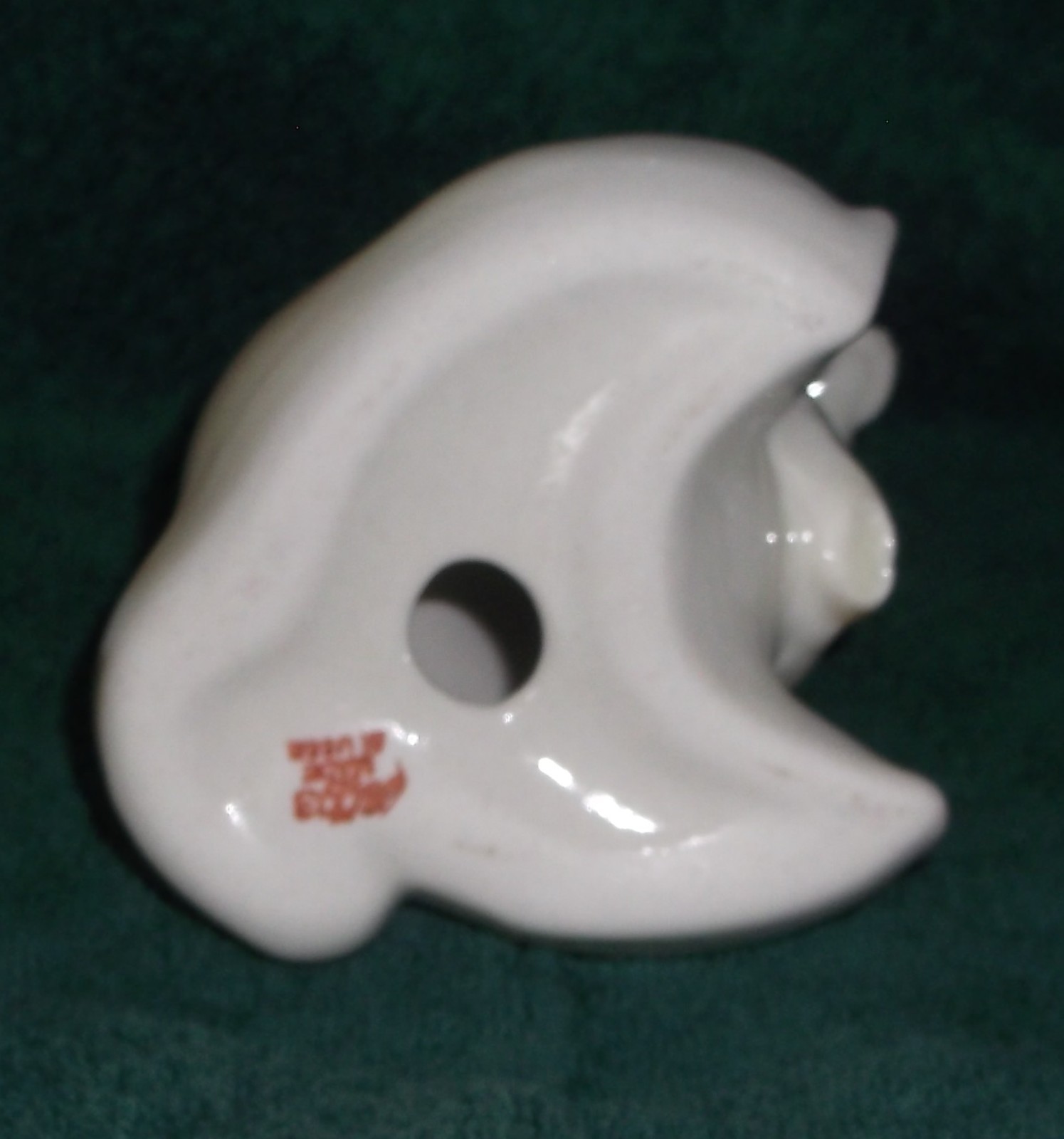 Lomonosov Russian ceramic sitting up raccoon figurine