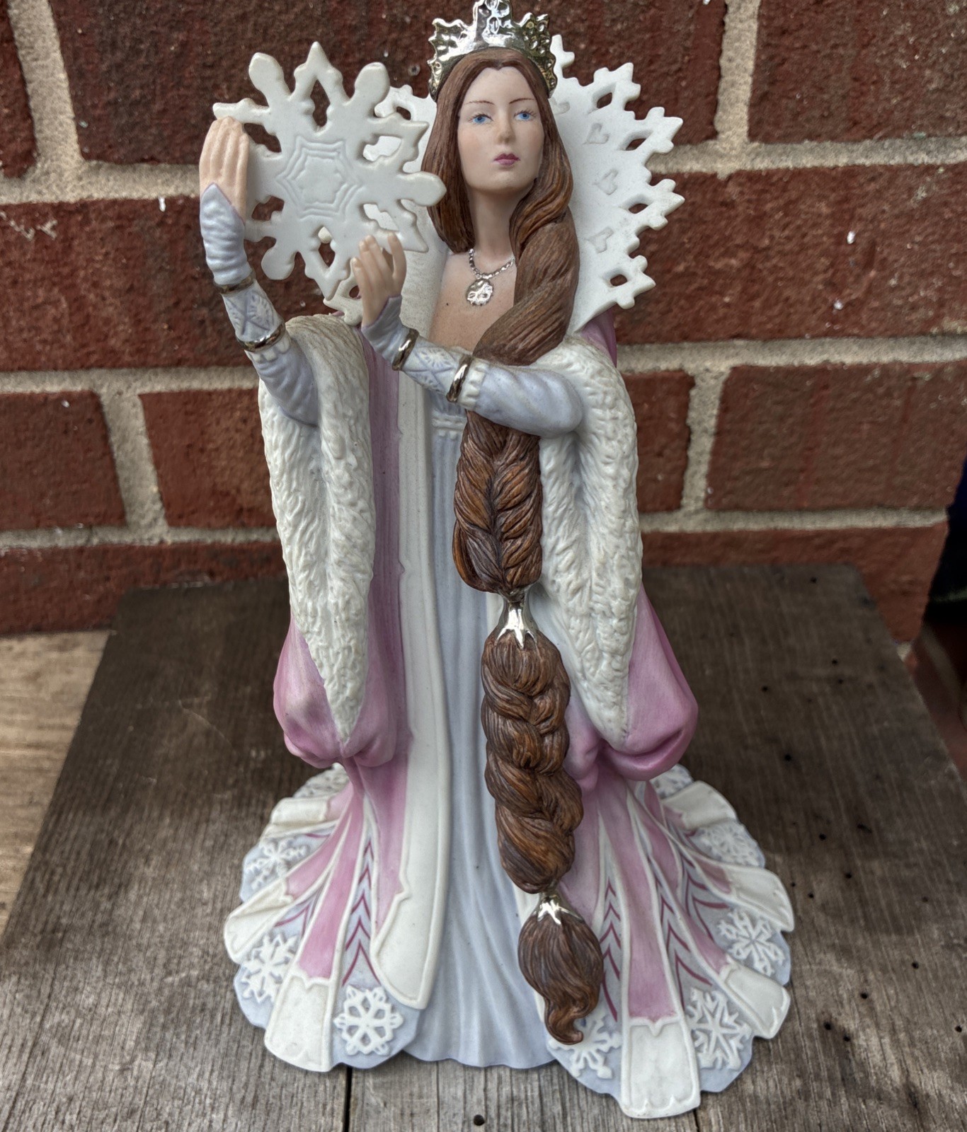 Lenox The Snow Queen Legendary Princesses Figurine Fine Porcelain Vtg New In Box