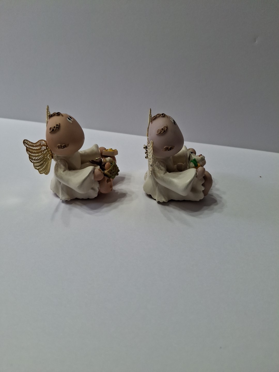 Lot 2 Vtg Russ ANGEL CHEEK’S Kirk’s Kritters Figurines Angel