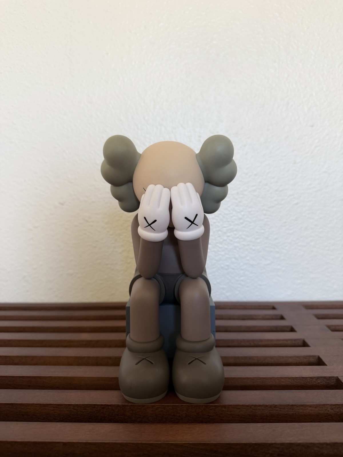 KAWS Open Edition Brown Seated Companion Figure 13” w/ Original Box Authentic