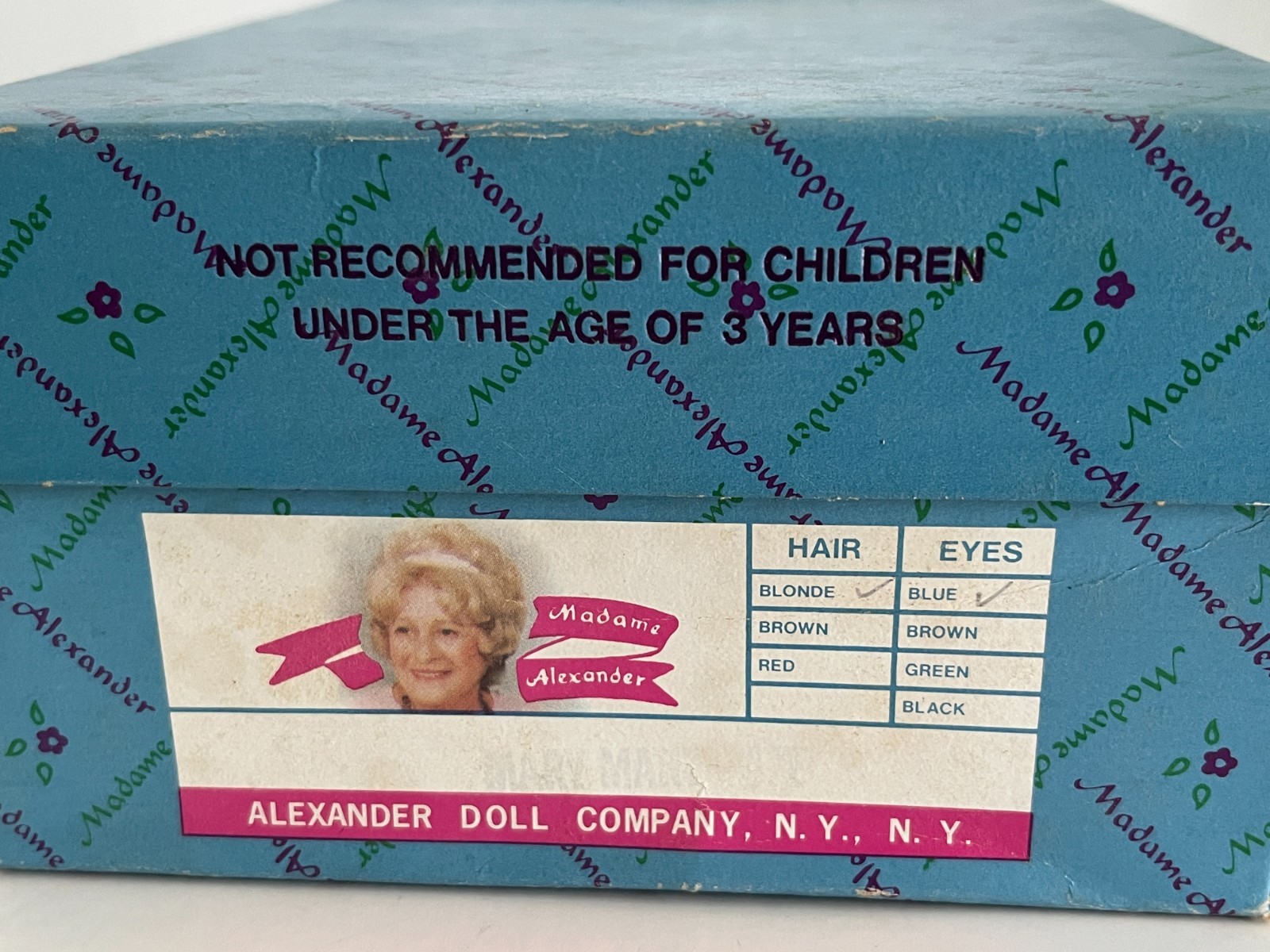 Vintage Madame Alexander Doll Storyland Collection MARY MARY 8″ In Original Box